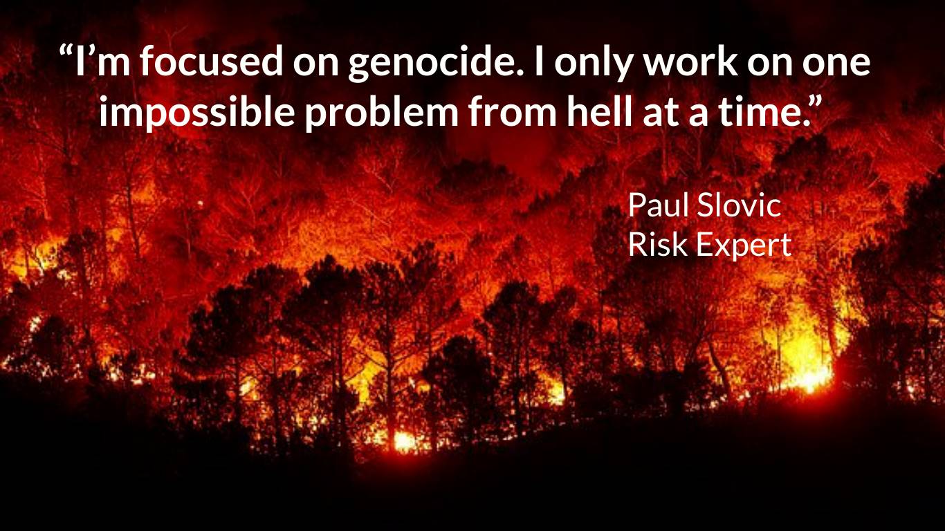 Climate change as impossible problem