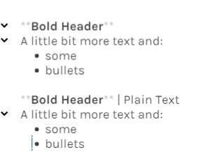CollapseBoldHeaders