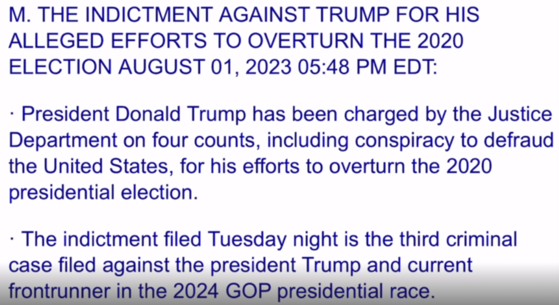 Trump Third Indictment 1