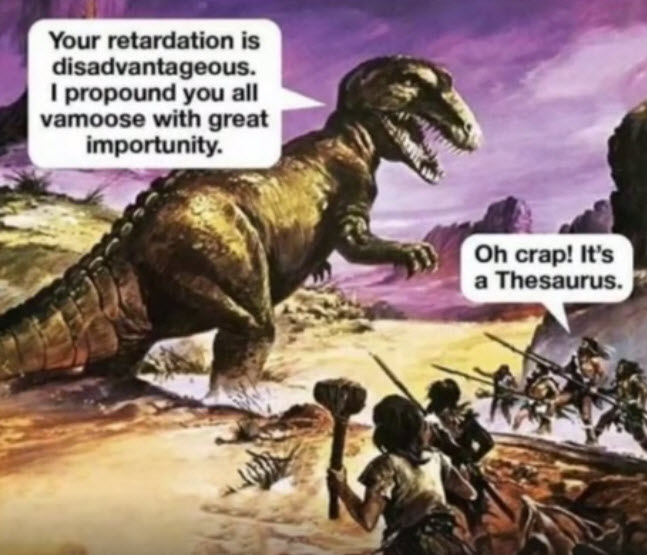 It's a thesaurus