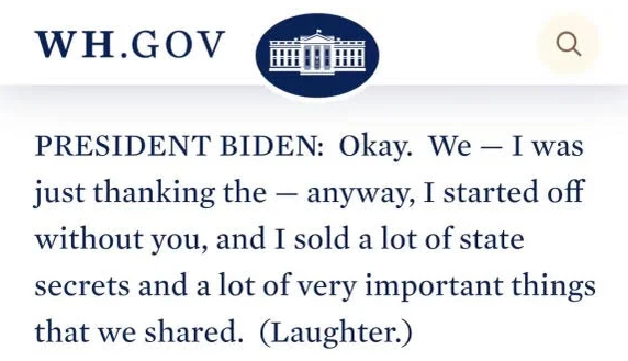 Biden's Confession June 2023