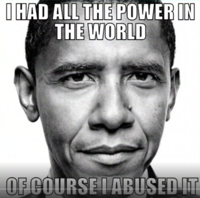 He abused it