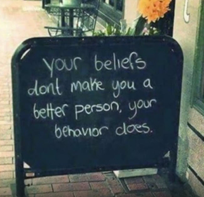 Your beliefs