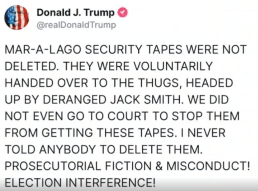 Mar-A-Lago security tapes