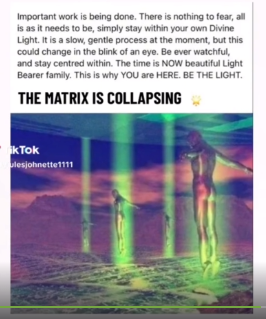 The Matrix is Collapsing