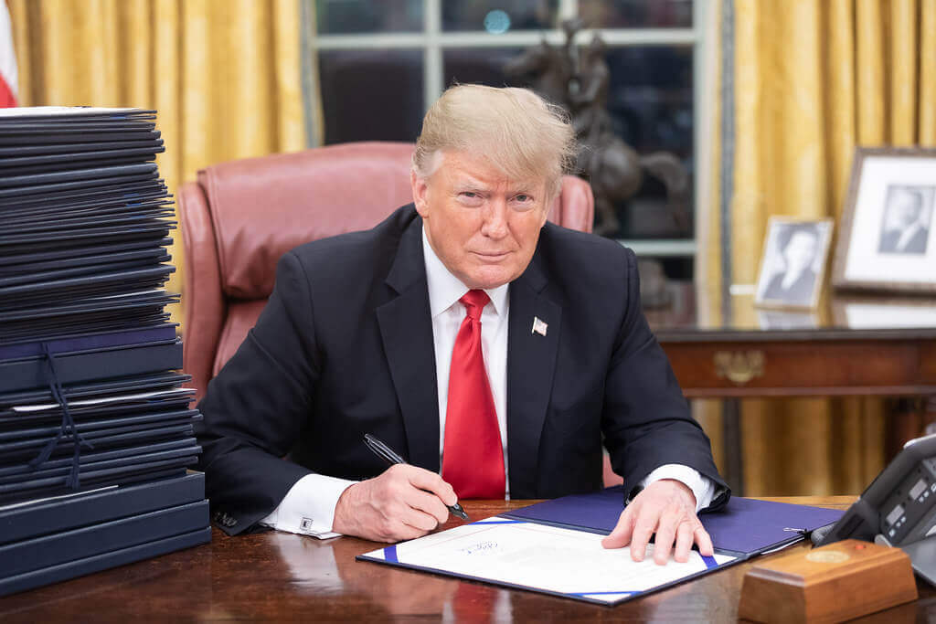 Trump signing EXECUTIVE ORDERS
