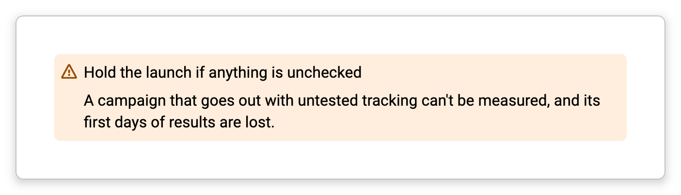 A Warning callout in a note — a tinted box with a warning icon beside its title and text