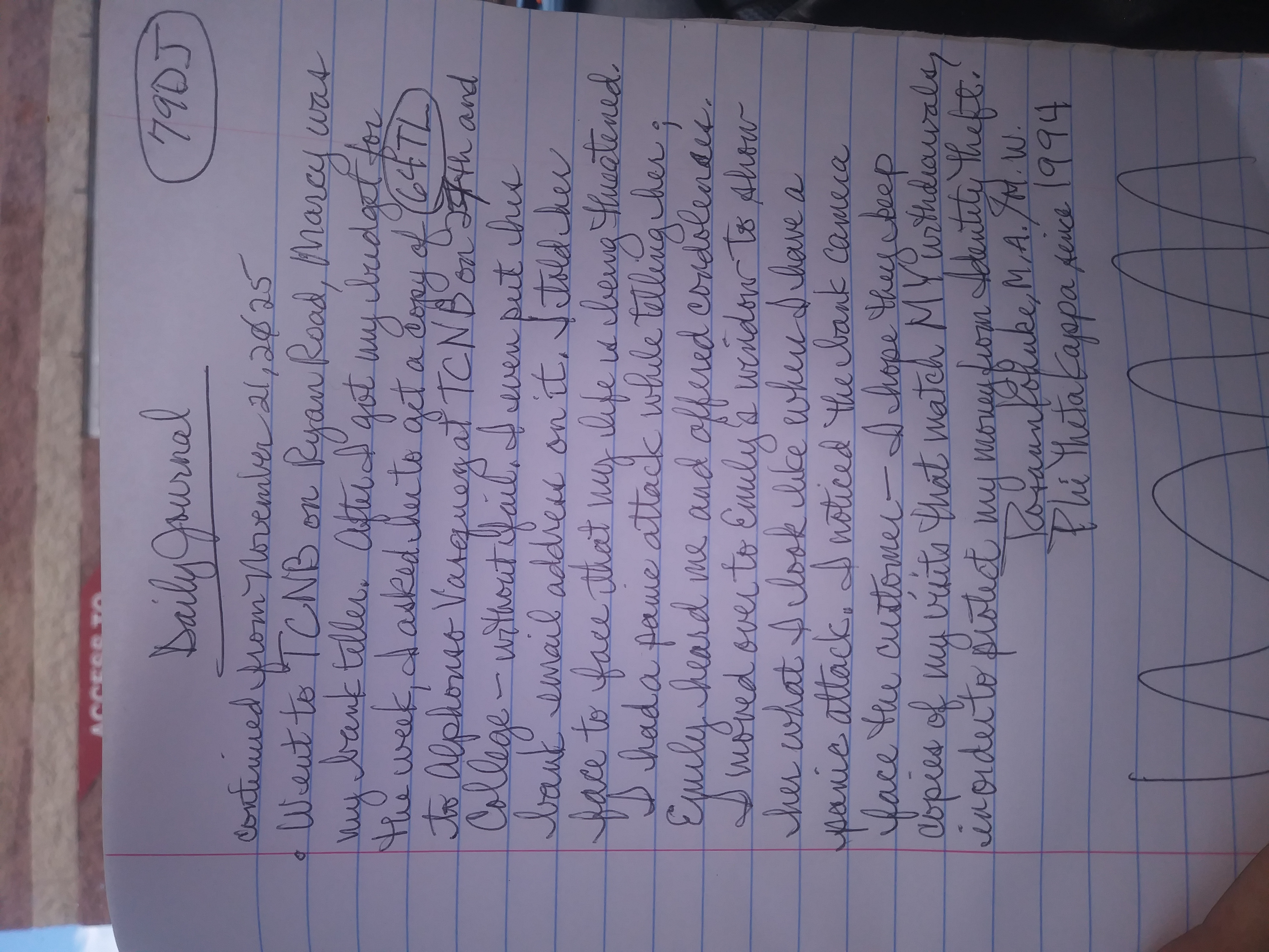 79DJ told marcy