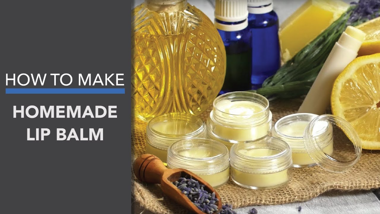 DIY Lip Balm ... 3 Ways! (Pomegranate, Lavender Mint & Lavender Lemon) - YouTube