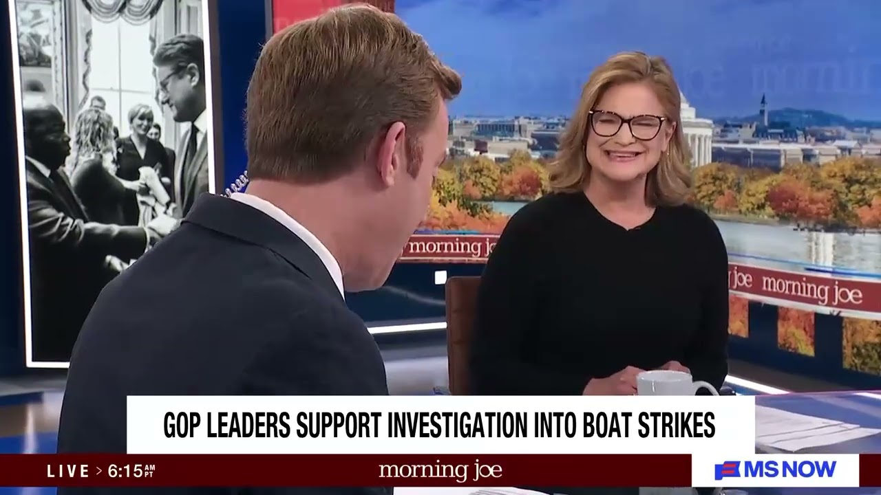 December 2 appearance on MS NOW's "Morning Joe."