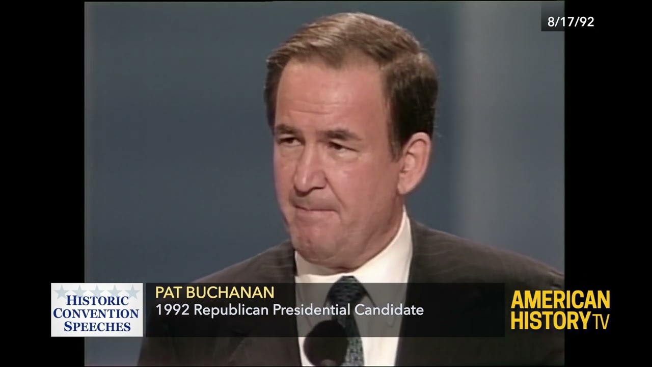 Speaking at the 1992 Republican National Convention