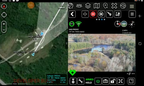 An aerial image from a Skydio drone.