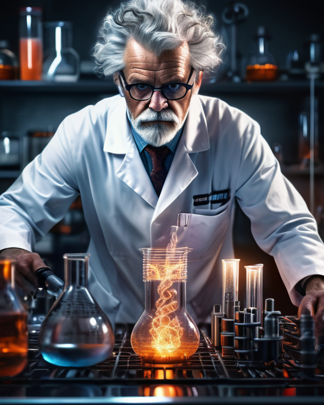 1 - Mad scientist 16K 3D 16k resolution 16k unbeli