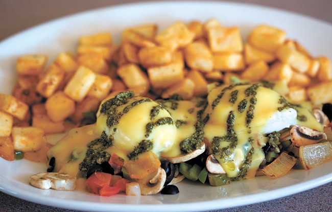 The Cali features  avocado, turkey and a sun-dried tomato drizzle. - TESS FARNSWORTH