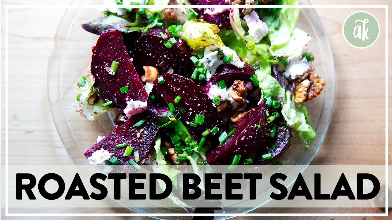 Roasted Beet Salad with Citrus-Shallot Vinaigrette, Goat ...