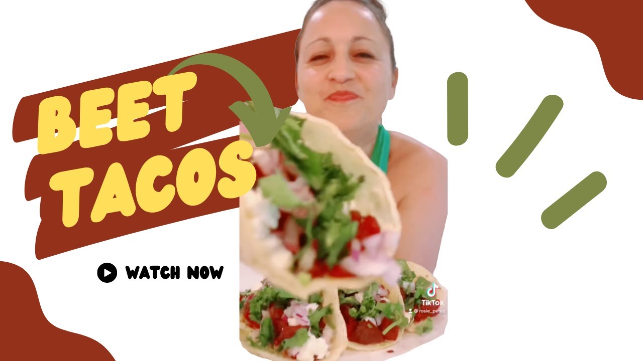 Delicious Beet Tacos!