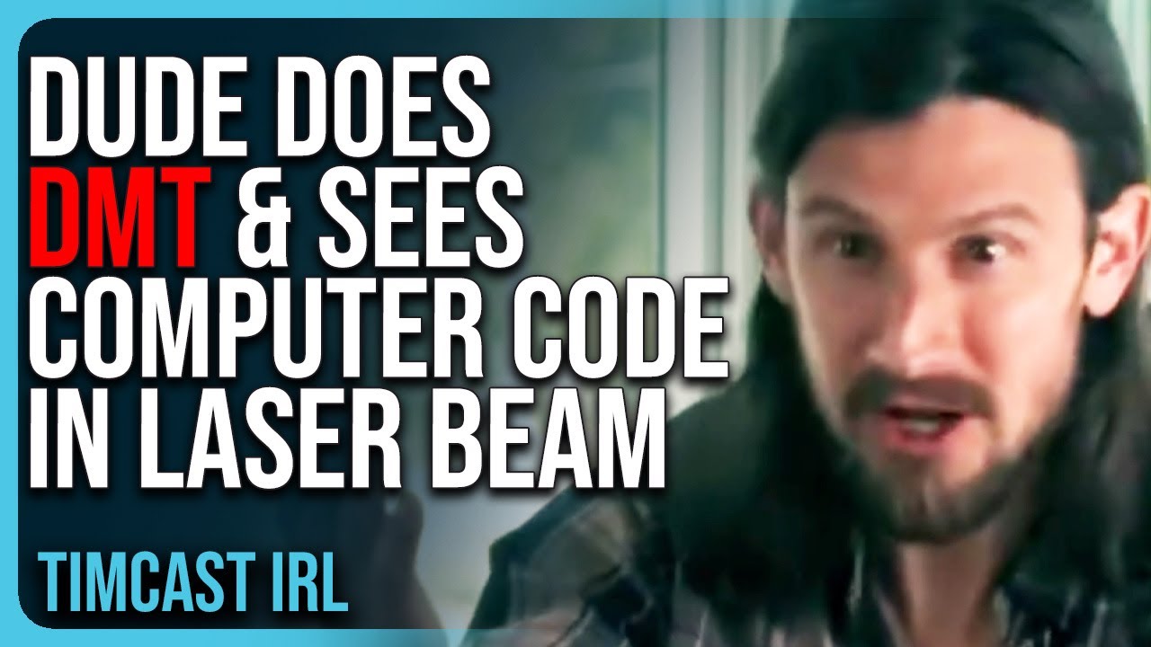 Dude Does DMT & Sees Computer Code In Laser Beam, Claims Hundreds Of Others See It As Well - YouTube