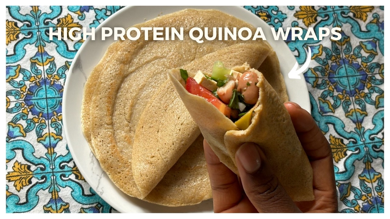 1-Ingredient Quinoa Flatbread | Gluten Free Tortilla Recipe