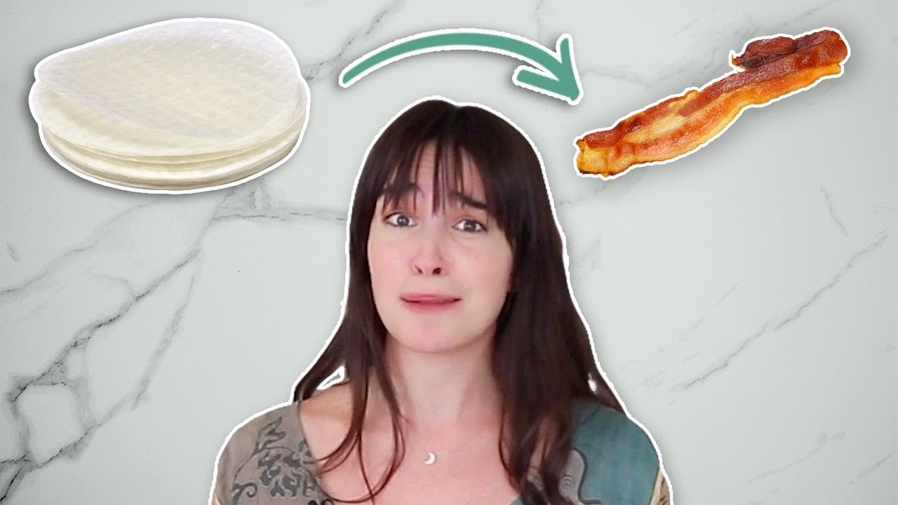 I Made Vegan Bacon From Rice Paper