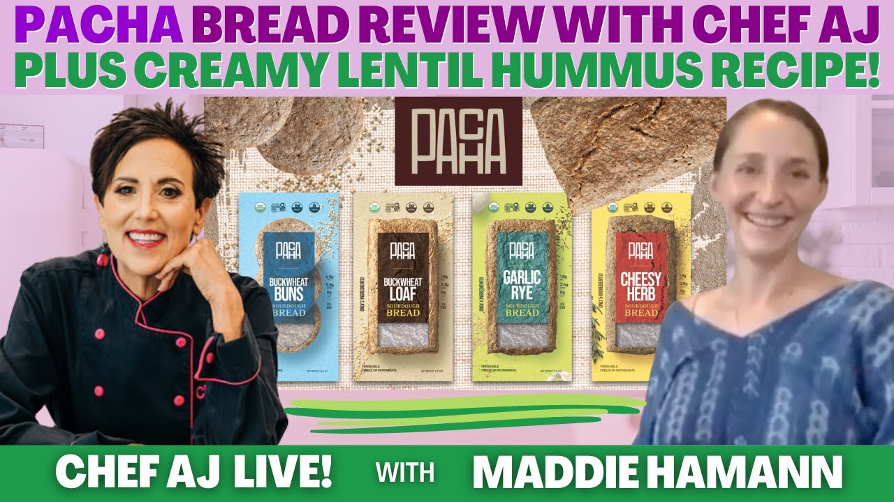 PACHA Bread Review with Chef AJ + Creamy Lentil Hummus ...