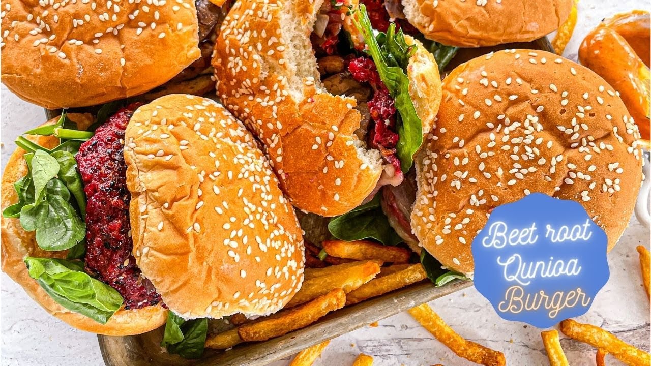BEST Vegan Beet root quinoa burgers! A tasty recipe for ...