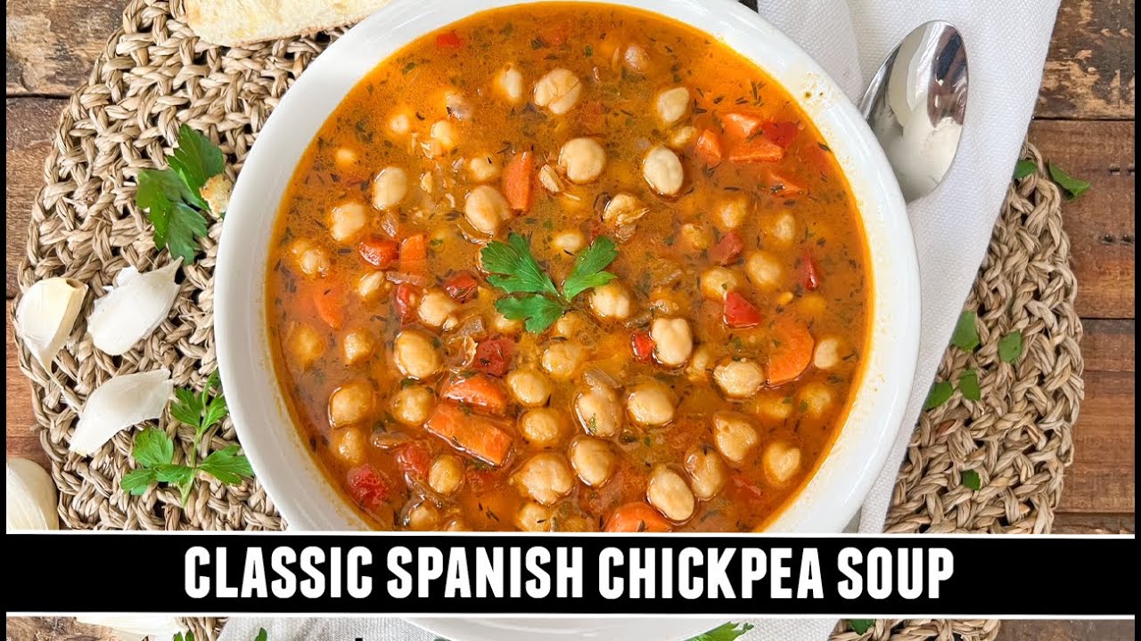 Classic Spanish Chickpea Soup | Quick & Easy ONE-POT ...