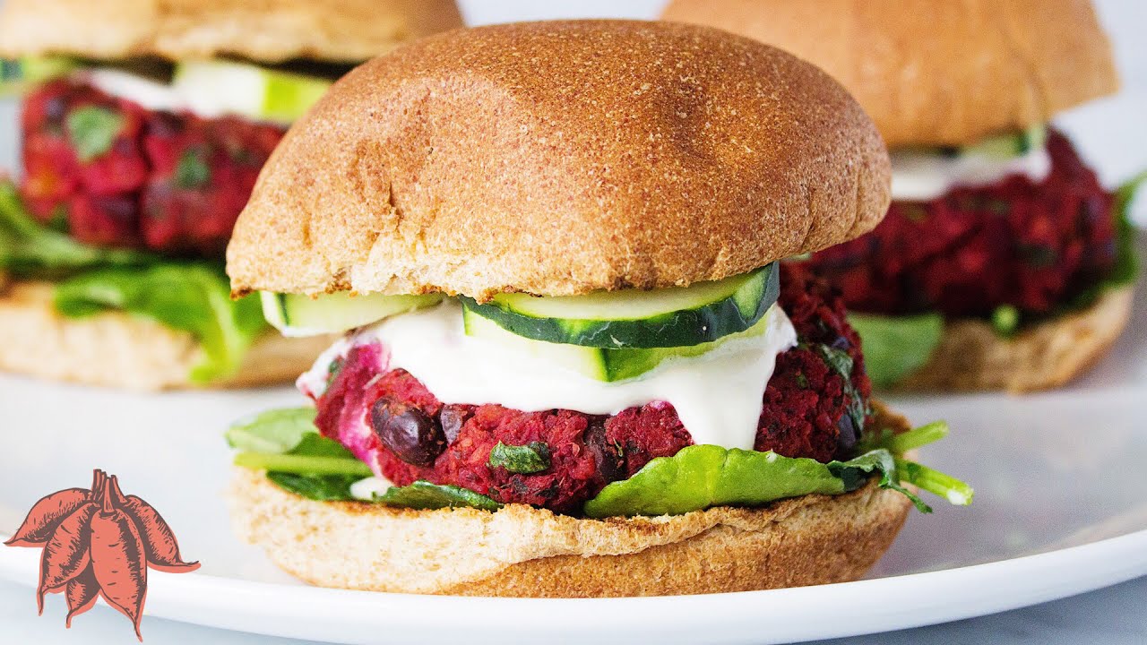 WORLD'S BEST VEGGIE BURGER: Black Bean Beet Burgers ...