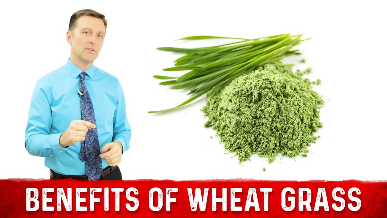 12 Scientific Health Benefits of Wheat Grass Powder by Dr. Berg - YouTube