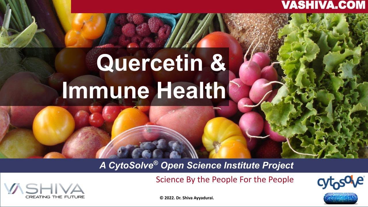 Dr.SHIVA™: Quercetin on Immune Health @CytoSolve Systems Analysis(05/23) - YouTube