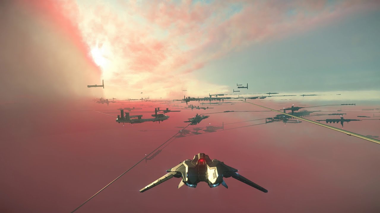 (1) Star Citizen PTU (3.14) - Flight through Orison - From Port Olisar to Crusader to Orison - YouTube