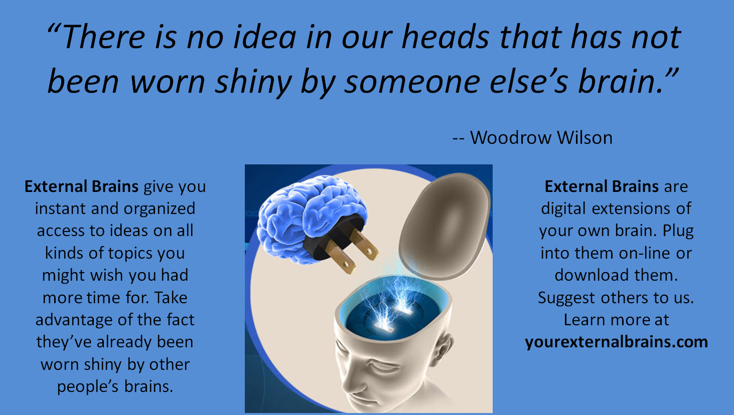 Your external brains profile slide